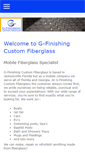 Mobile Screenshot of g-finishingcustomfiberglass.com