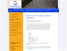 Tablet Screenshot of g-finishingcustomfiberglass.com